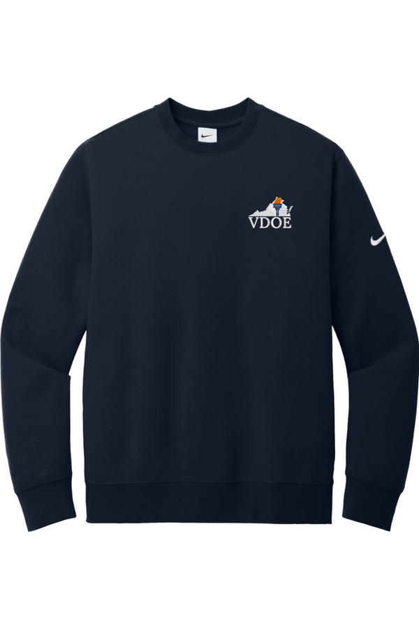 VDOE: Nike Club Fleece Sleeve Swoosh Crew