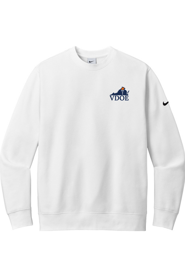 VDOE: Nike Club Fleece Sleeve Swoosh Crew