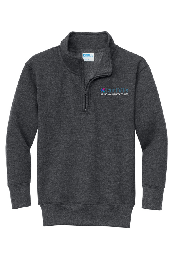 KlariVis: YOUTH Classic Fleece 1/4-Zip Pullover Sweatshirt