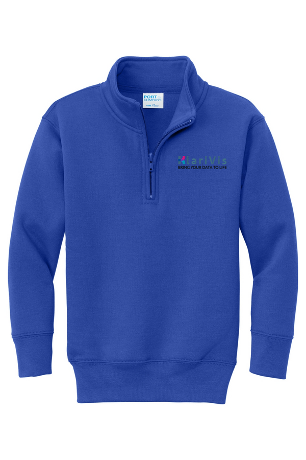 KlariVis: YOUTH Classic Fleece 1/4-Zip Pullover Sweatshirt