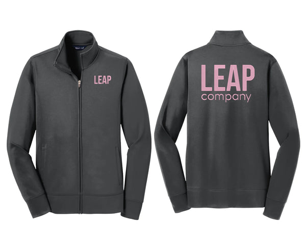 Leap: LADIES Sport-Wick Fleece Full-Zip Jacket (Embroidered Front and Back)