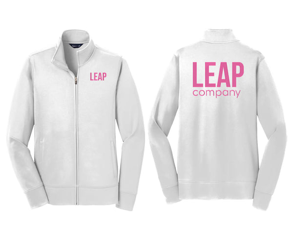 Leap: LADIES Sport-Wick Fleece Full-Zip Jacket (Embroidered Front and Back)