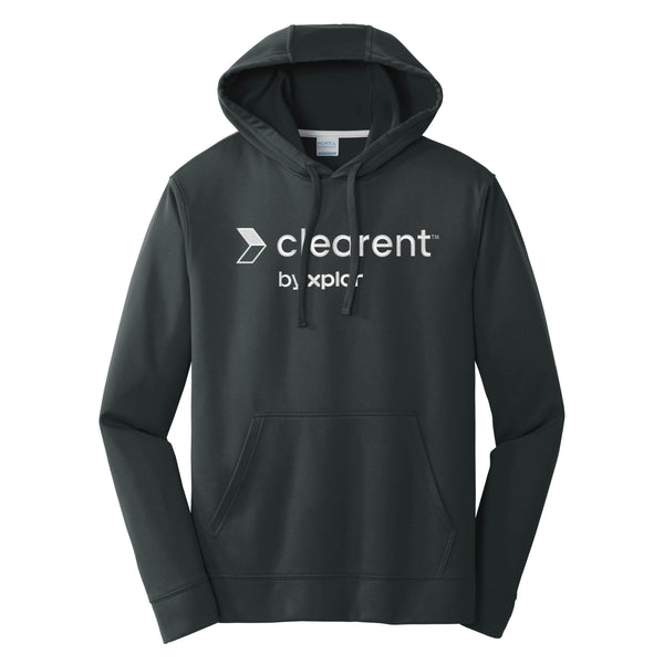 Clearent: Full-Front Embroidered Performance Hoodie