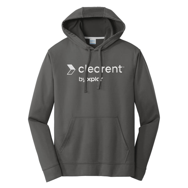 Clearent: Full-Front Embroidered Performance Hoodie