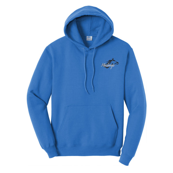 Mustangs: Adult Embroidered Classic Hoodie