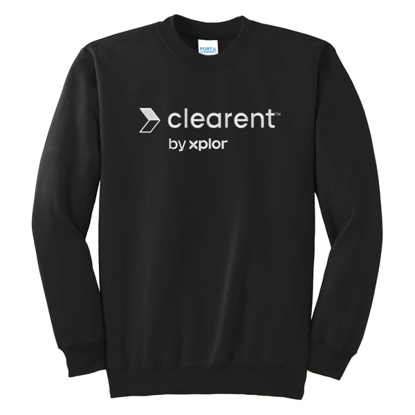 Clearent: Heavy Embroidered Crewneck Sweatshirt