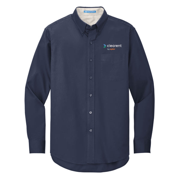 Clearent: TALL Long Sleeve Easy Care Shirt