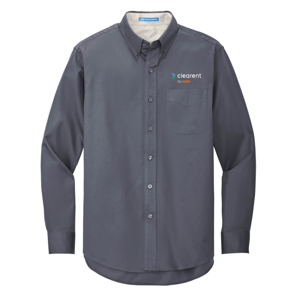 Clearent: TALL Long Sleeve Easy Care Shirt