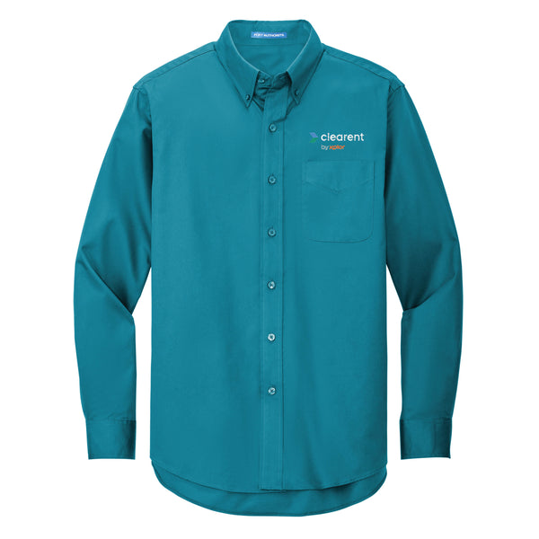 Clearent: TALL Long Sleeve Easy Care Shirt