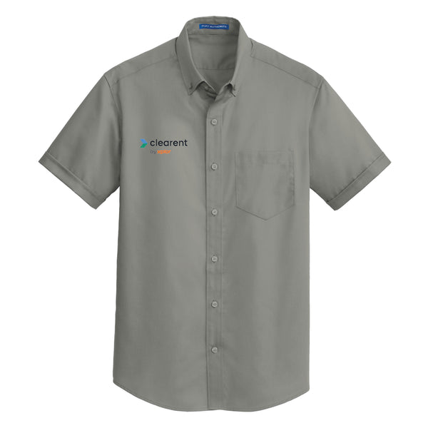 Clearent: Short Sleeve SuperPro Twill Shirt