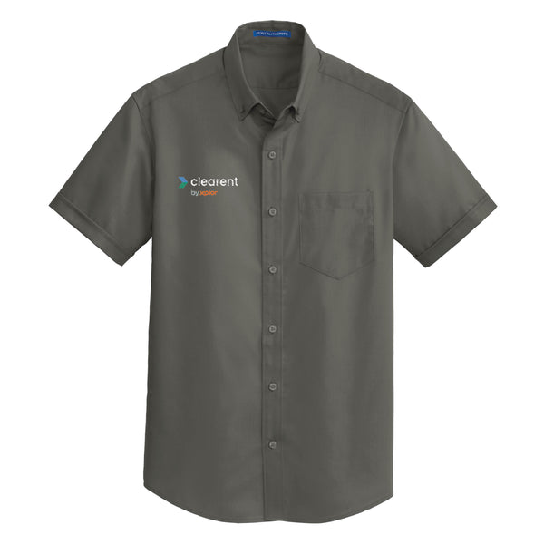 Clearent: Short Sleeve SuperPro Twill Shirt