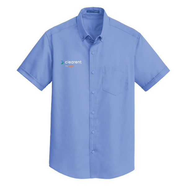 Clearent: Short Sleeve SuperPro Twill Shirt