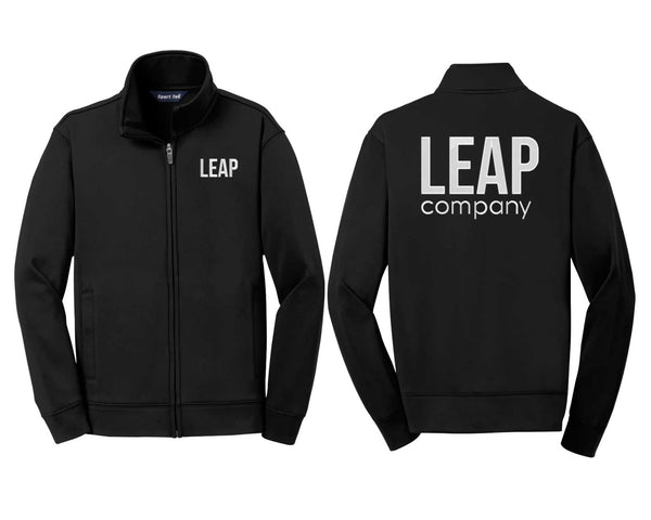 Leap: YOUTH Sport-Wick Fleece Full-Zip Jacket (Embroidered Front and Back)