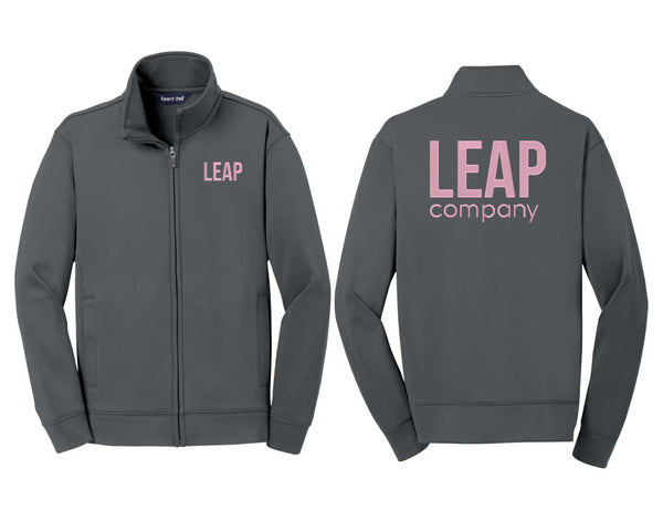 Leap: YOUTH Sport-Wick Fleece Full-Zip Jacket (Embroidered Front and Back)