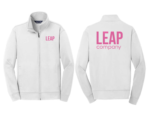 Leap: YOUTH Sport-Wick Fleece Full-Zip Jacket (Embroidered Front and Back)