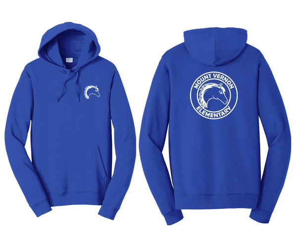 MVES PTA Pre-Order: ADULT Ringspun Fleece Hoodie (Distributed by PTA)