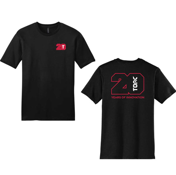 Torc 20th: ADULT Ringspun Tee (Printed Front and Back)