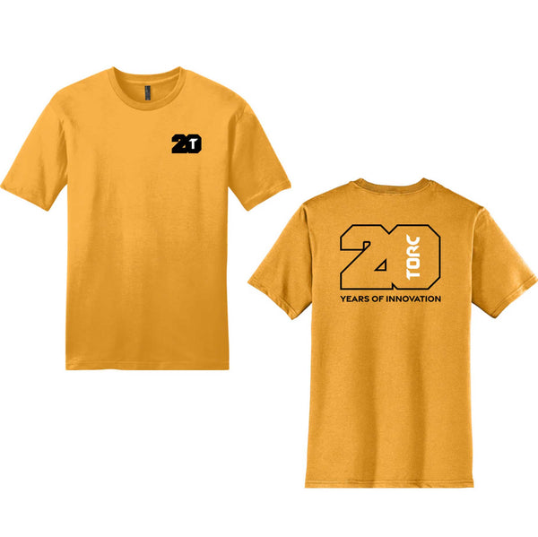 Torc 20th: ADULT Ringspun Tee (Printed Front and Back)