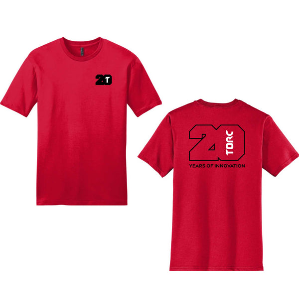 Torc 20th: ADULT Ringspun Tee (Printed Front and Back)