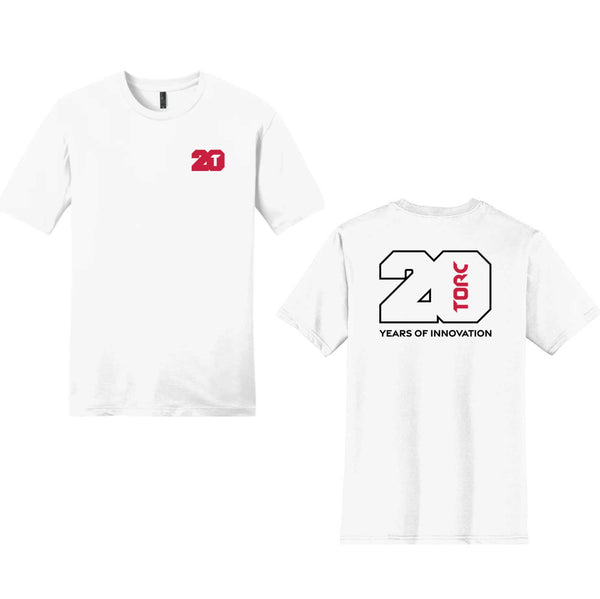 Torc 20th: ADULT Ringspun Tee (Printed Front and Back)