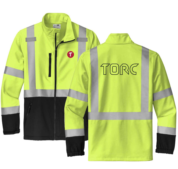 Torc: ANSI 107 Class 3 Soft Shell Jacket (Embroidered Front/Back)