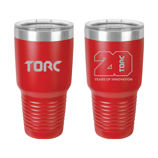 Torc 20th: 30oz Stainless Steel Tumbler (Engraved Front and Back)