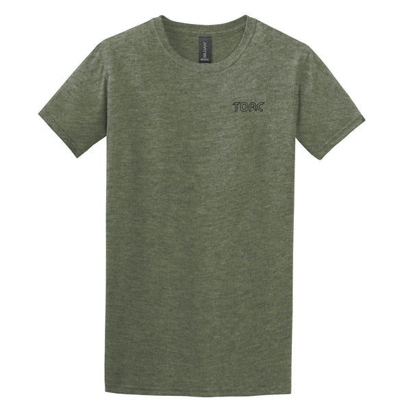 Torc: SoftStyle Heather Blend Embroidered T