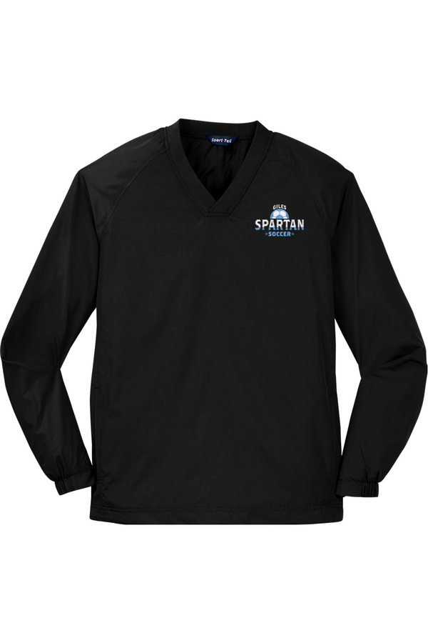 Spartan Soccer: V-Neck Raglan Wind Shirt