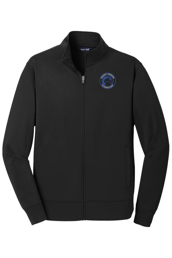 MVES: ADULT Embroidered Sport-Wick Fleece Full-Zip Jacket