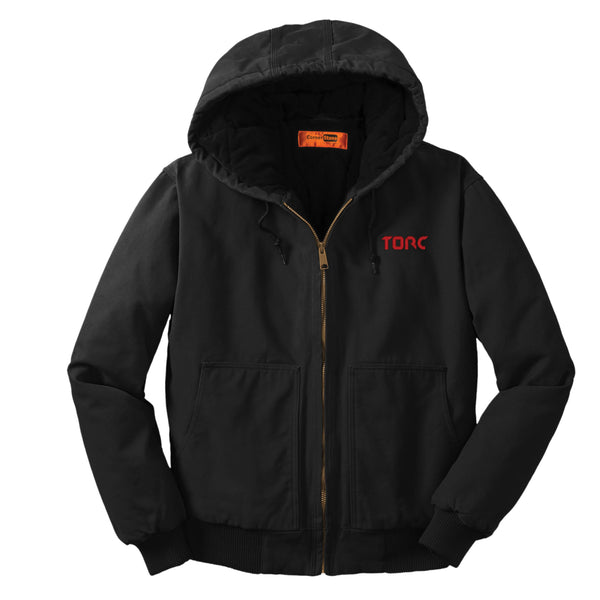 Torc: Cornerstone Washed Duck Cloth Insulated Hooded Work Jacket