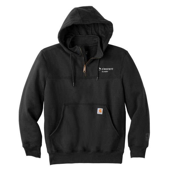 Clearent: Carhartt Rain Defender Paxton Heavyweight Hooded Zip Mock Sweatshirt