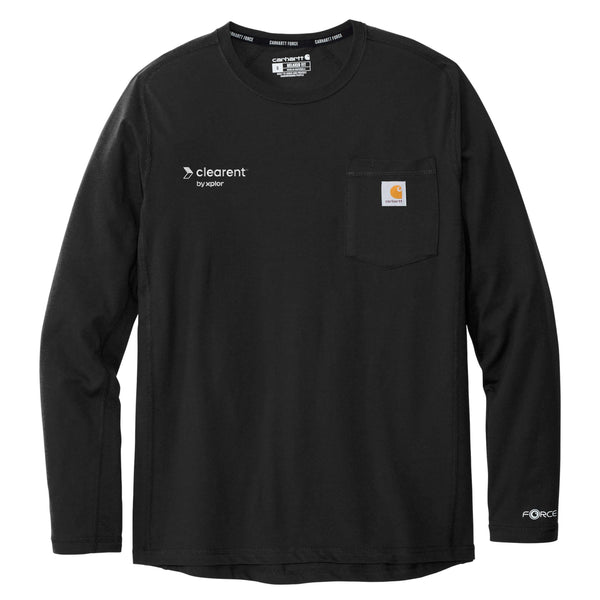 Clearent: Carhartt Force Longsleeve Pocket T-Shirt