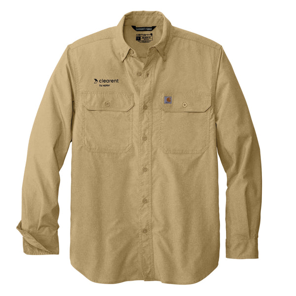 Clearent: Carhartt Force Solid Long Sleeve Shirt