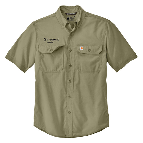 Clearent: Carhartt Force Solid Short Sleeve Shirt