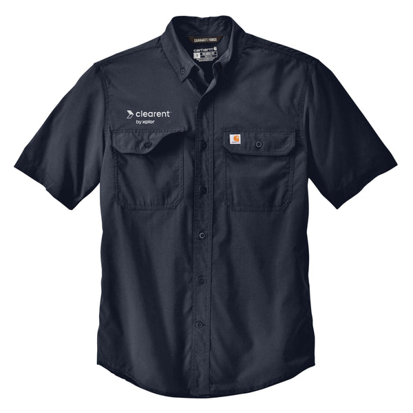 Clearent: Carhartt Force Solid Short Sleeve Shirt
