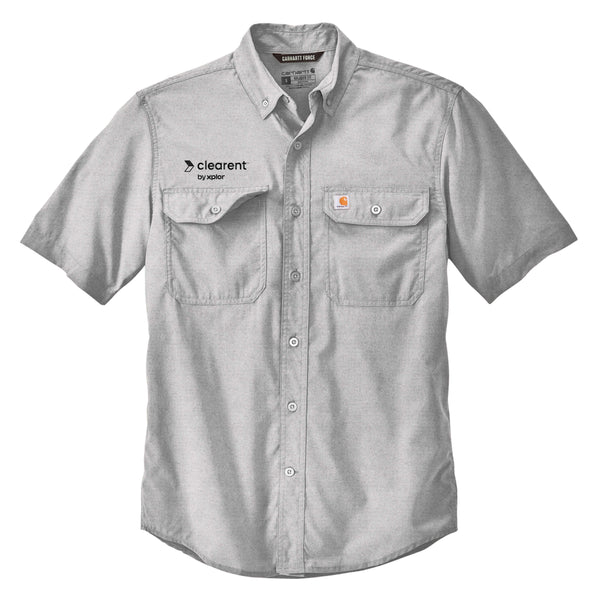 Clearent: Carhartt Force Solid Short Sleeve Shirt