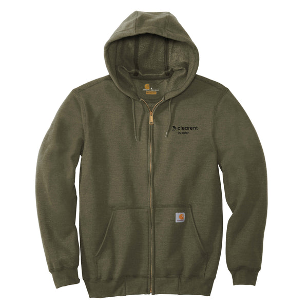 Clearent: Carhartt Midweight Hooded Zip-Front Sweatshirt