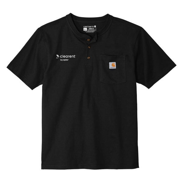 Clearent: Carhartt Short Sleeve Sleeve Henley T-Shirt