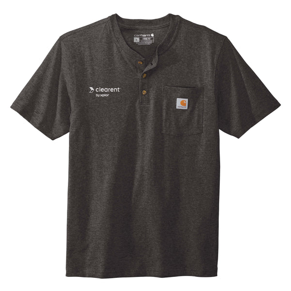 Clearent: Carhartt Short Sleeve Sleeve Henley T-Shirt
