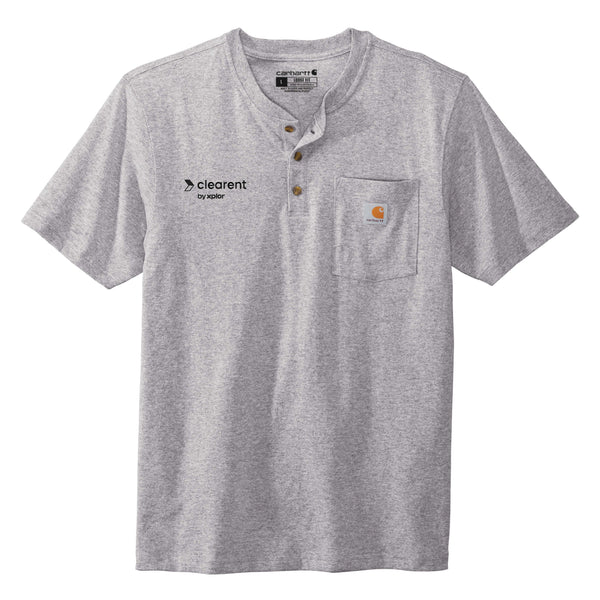 Clearent: Carhartt Short Sleeve Sleeve Henley T-Shirt