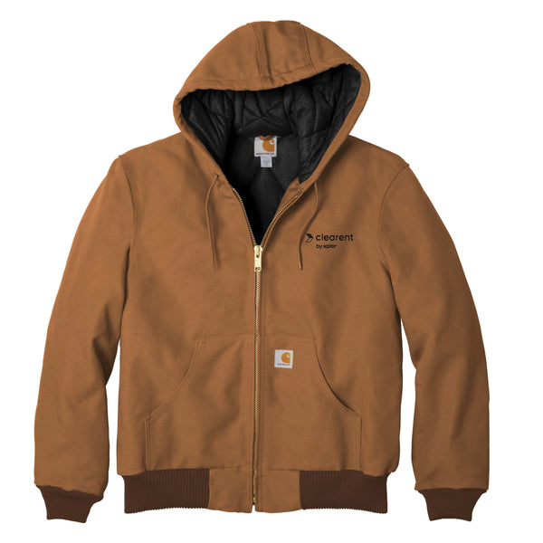 Clearent: Carhartt Quilted-Flannel-Lined Duck Active Jacket