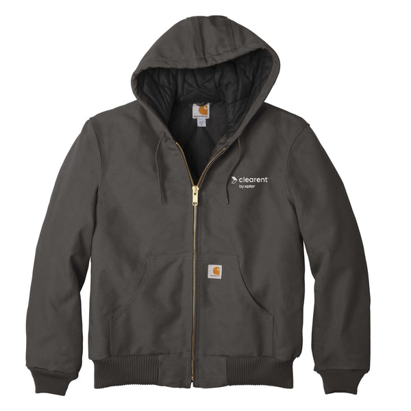 Clearent: Carhartt Quilted-Flannel-Lined Duck Active Jacket