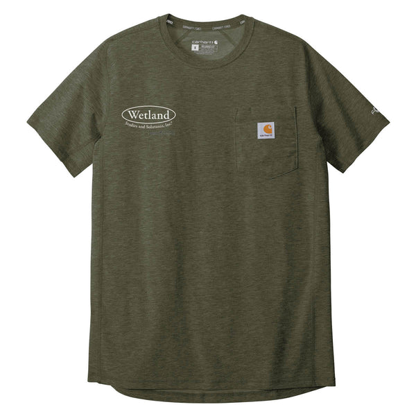 Wetland:  Carhartt Force Short Sleeve Pocket T-Shirt