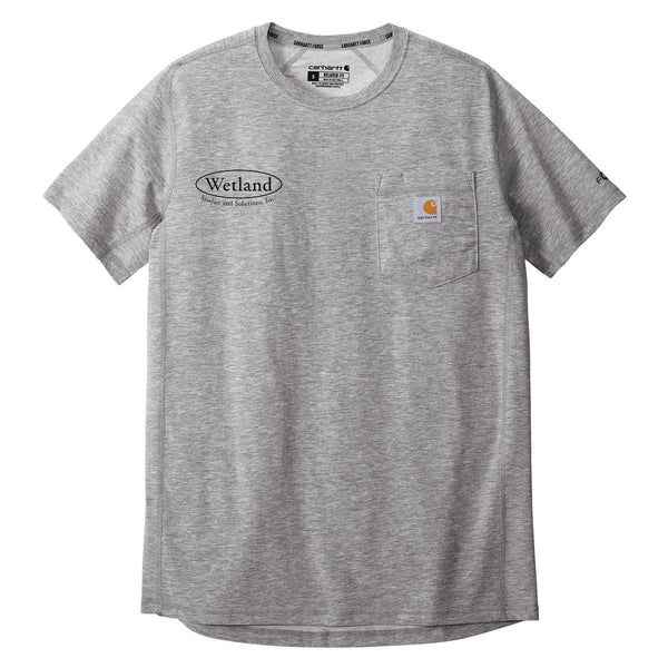 Wetland:  Carhartt Force Short Sleeve Pocket T-Shirt