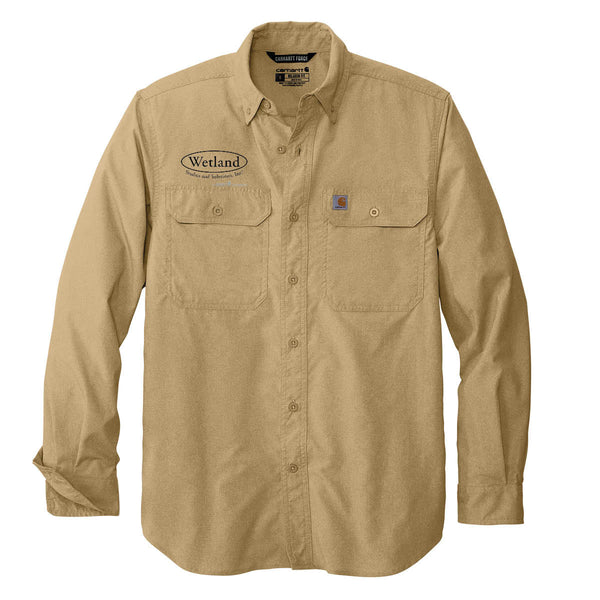 Wetland:  Carhartt Force Solid Long Sleeve Shirt