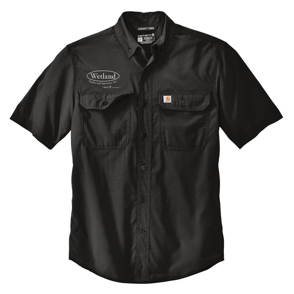 Wetland:  Carhartt Force Solid Short Sleeve Shirt