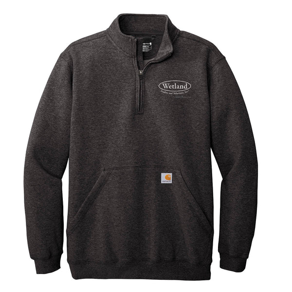 Wetland:  Carhartt Midweight 1/4-Zip Mock Neck Sweatshirt