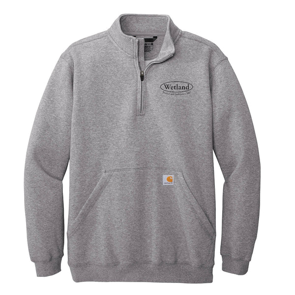 Wetland:  Carhartt Midweight 1/4-Zip Mock Neck Sweatshirt