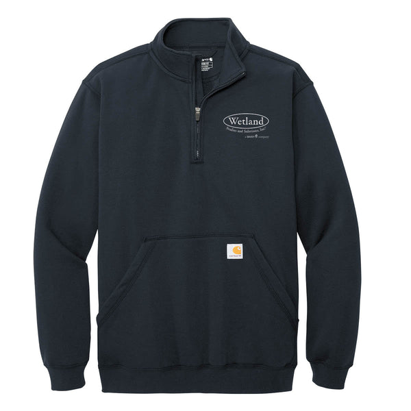 Wetland:  Carhartt Midweight 1/4-Zip Mock Neck Sweatshirt