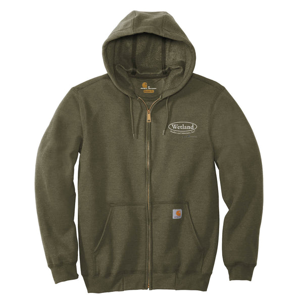 Wetland:  Carhartt Midweight Hooded Zip-Front Sweatshirt